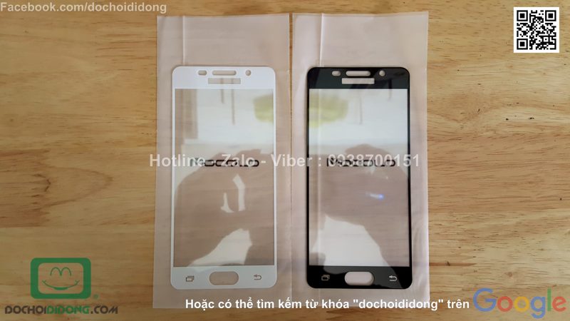 Miếng dán cường lực Samsung Galaxy A3 2016 KYK full màn hình