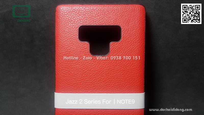 Ốp lưng Samsung Note 9 Nuoku Jazz 2 Series vân da