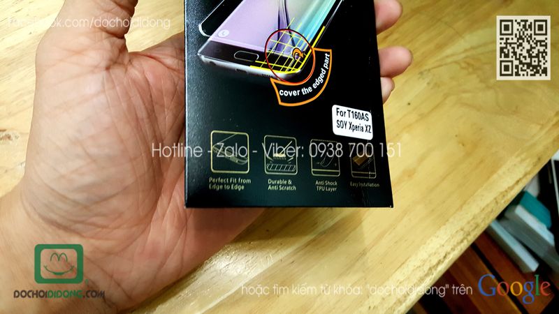 Miếng dán màn hình Sony Xperia XZ Vmax full màn hình