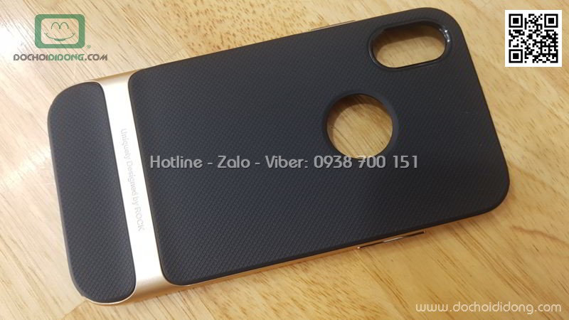 Ốp lưng iPhone X Rock Royce Series chống sốc