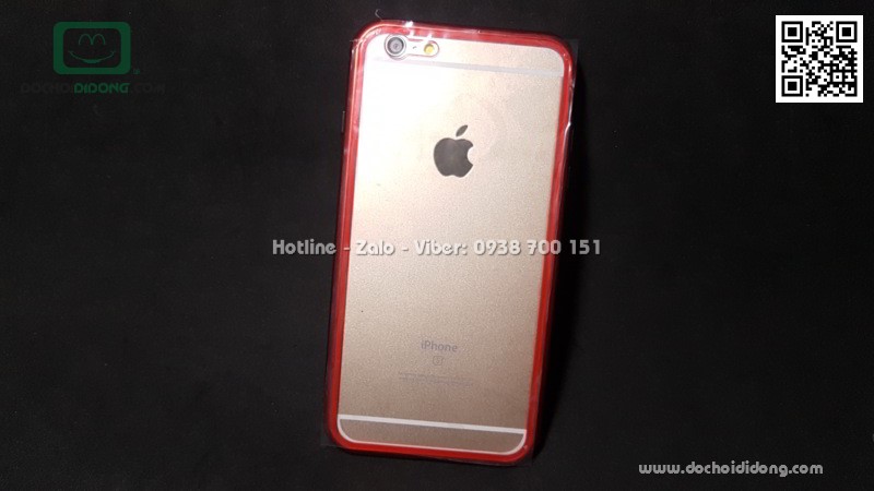 Ốp lưng nam châm iPhone 6 6S Plus Likgus lưng kính trong