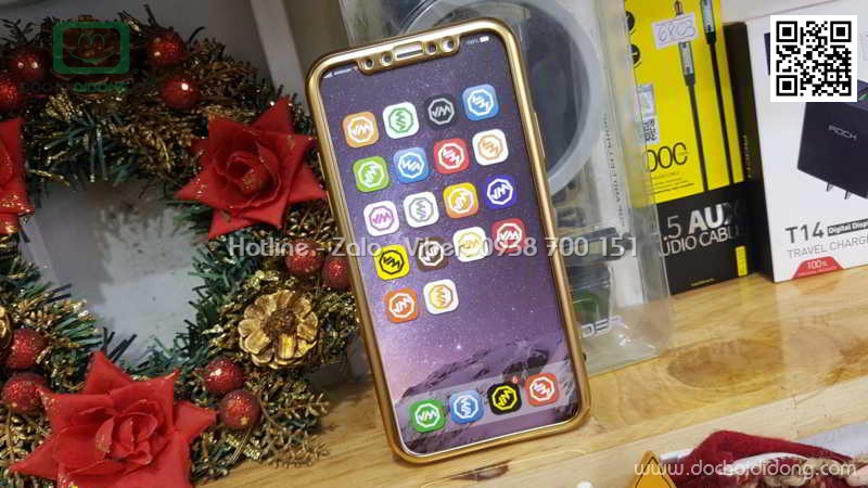 Ốp lưng iPhone X JOYROOM Beetles bảo vệ 360 độ