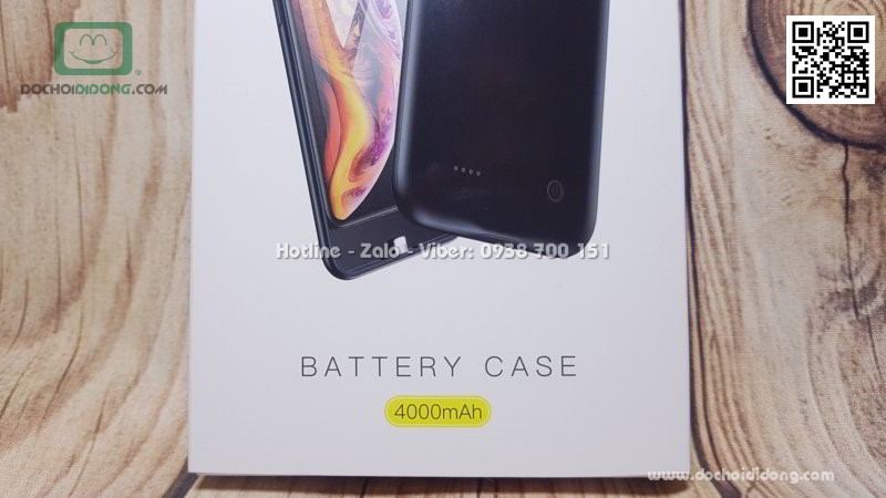 Ốp lưng pin dự phòng iPhone XS Max Usams 4000mah