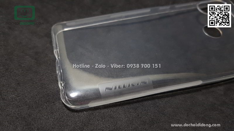 Ốp lưng Xiaomi Redmi Note 5 Pro Nillkin dẻo trong