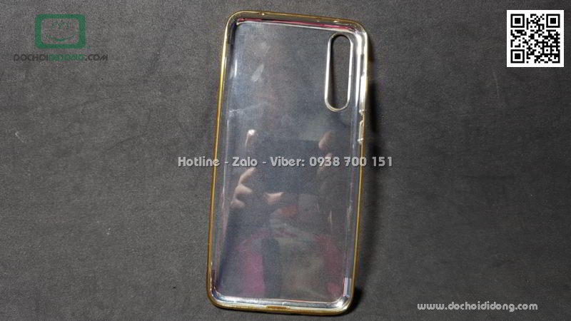 Ốp lưng Huawei P20 Pro Zacase dẻo trong viền màu chống sốc