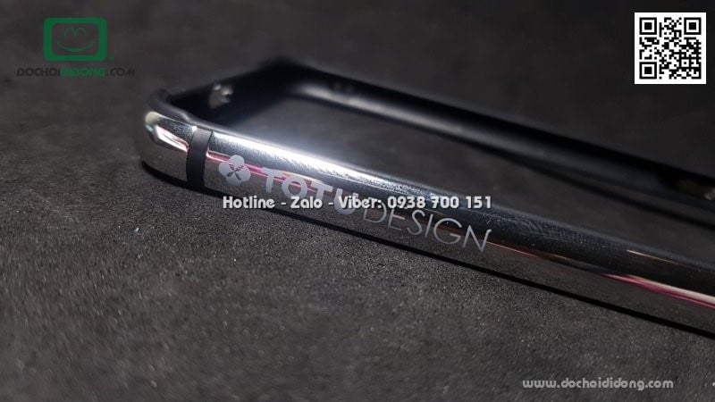 Ốp viền iPhone X XS Totu Design dẻo ánh kim