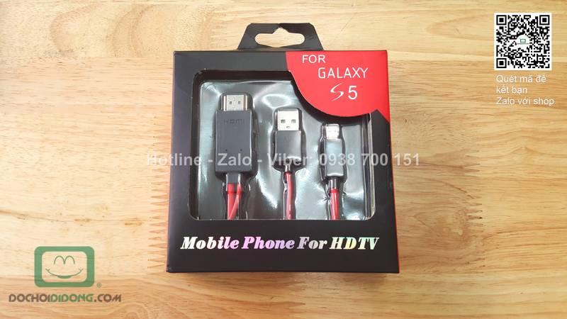 Cáp HDMI Samsung Galaxy S5 3 đầu