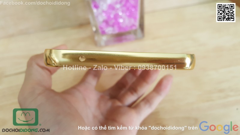 Ốp lưng OPPO R9 viền nhôm lưng tráng gương