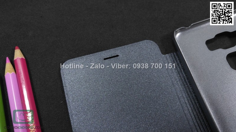 Bao da Asus Zenfone 3 Max ZC553KL Nillkin vân sần