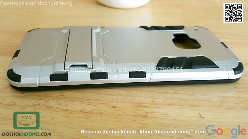 Ốp lưng HTC One M9 Iron Man chống sốc có chống lưng