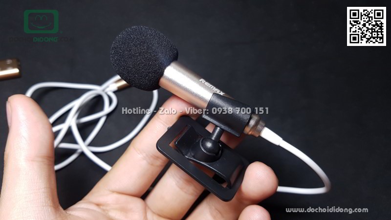 Micro karaoke Remax K01 cho điện thoại máy tính bảng và PC