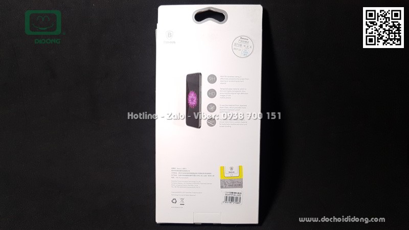 Miếng dán cường lực chống nhìn trộm iPhone X XS Baseus full màn hình khoét cảm biến