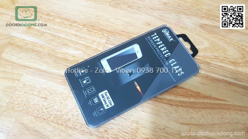 Miếng dán cường lực Samsung A8 Vmax 9H