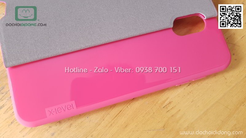 Bao da Samsung J7 Plus X-Level Fib Color