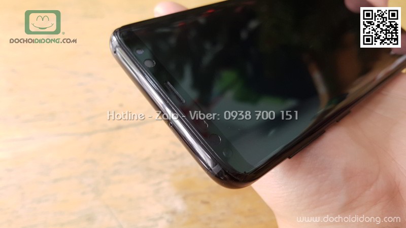 Miếng dán cường lực dẻo Samsung S8 Zacase 3D kèm dán sau