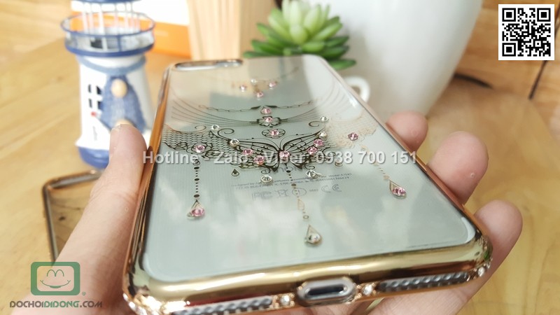 Ốp lưng iPhone 7 Plus đính đá lấp lánh