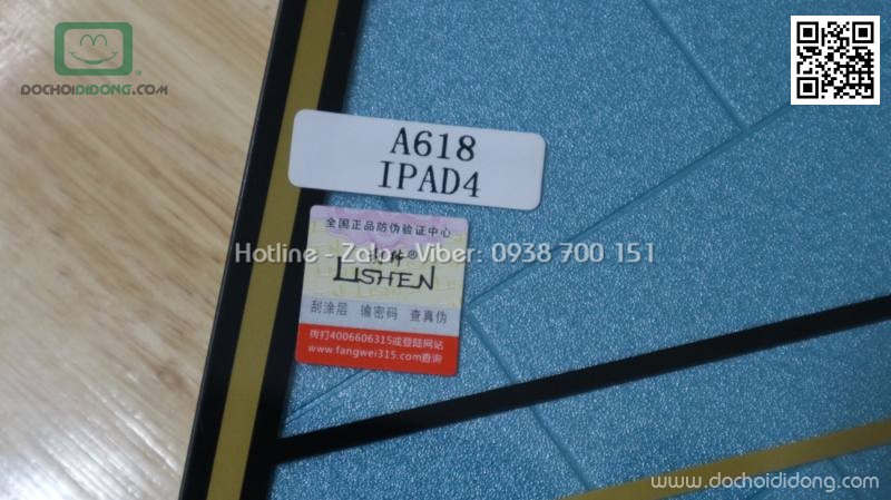 Bao da iPad 4 Lishen vân nhám lưng dẻo