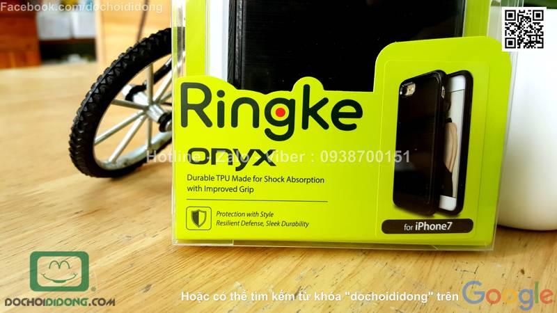 Ốp lưng iPhone 7 Ringke vân kim loại