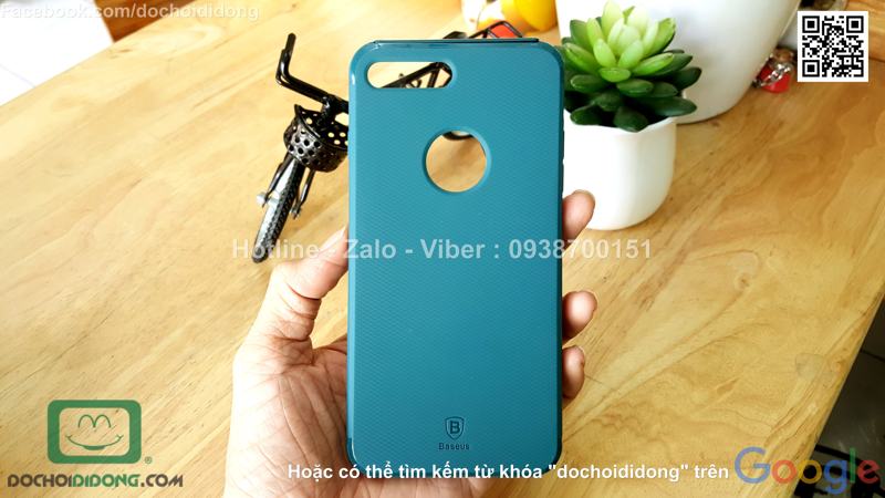 Ốp lưng iPhone 8 Plus Baseus chống lưng nam châm