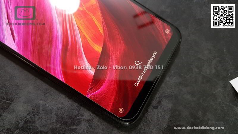 Miếng dán cường lực Xiaomi Mi 8 Qii keo mềm