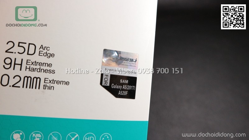 Miếng dán cường lực Samsung A5 2017 Nillkin Amazing H+ Pro