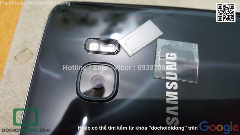 Miếng dán cường lực Camera sau Samsung Galaxy S7 Edge 9H