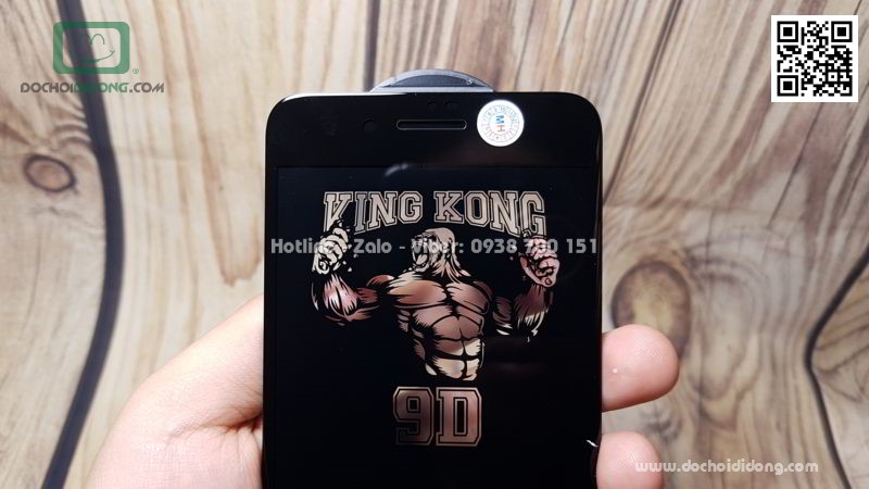 Dán cường lực iPhone 7 8 Plus KingKong hộp sắt chính hãng