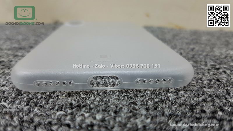 Ốp lưng iPhone X XS Baseus Wing siêu mỏng