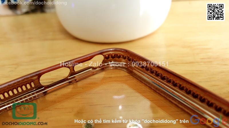 Ốp lưng iPhone 5 5s SE đính đá hình con công