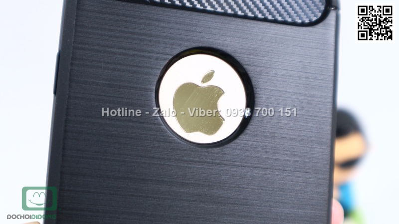Ốp lưng iPhone 6 6s Likgus chống sốc vân kim loại