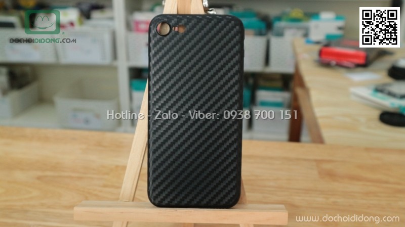 Ốp lưng iPhone 8 iCan carbon siêu mỏng