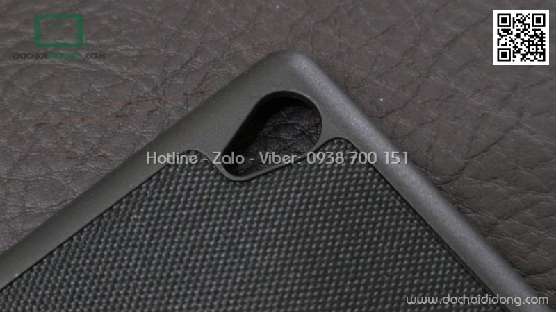 Ốp lưng Sony M4 Aqua dẻo vân vải bố
