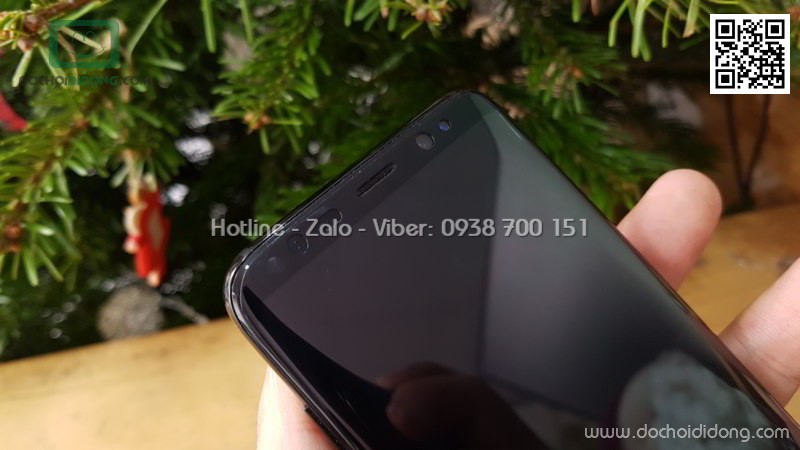 Miếng dán cường lực dẻo Samsung S8 Zacase 3D kèm dán sau