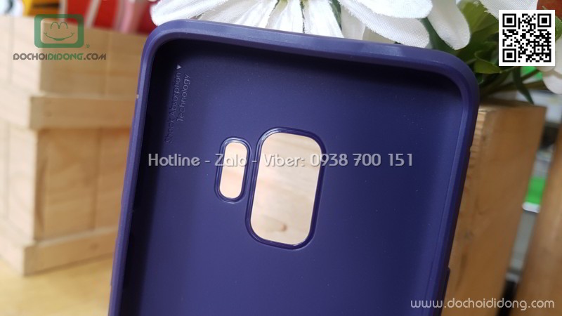 Ốp lưng Samsung S9 Ringke Onyx vân kim loại