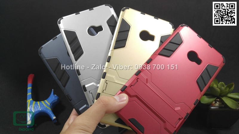 Ốp lưng Xiaomi Redmi Note 2 Iron Man chống sốc có chống lưng