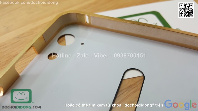 Ốp lưng Lenovo K5 Plus viền nhôm lưng tráng gương