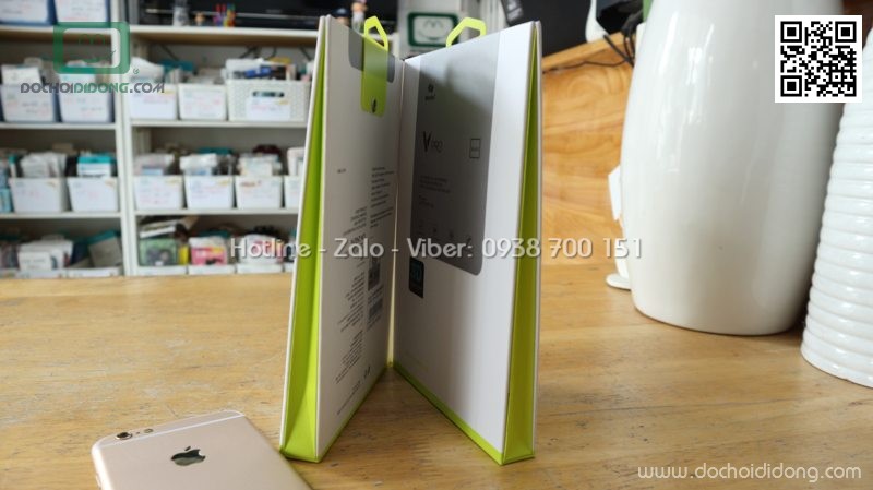 Miếng dán cường lực iPhone 6 6s Benks V Pro full màn hình