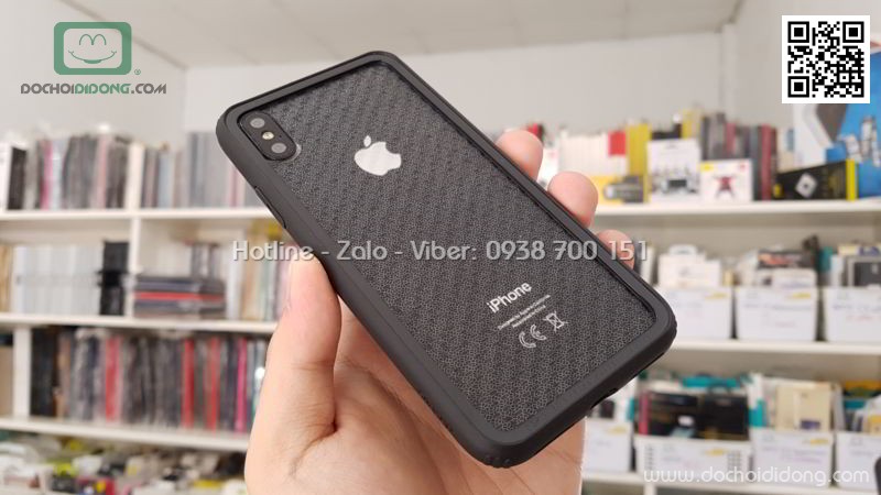 Ốp viền iPhone X XS Baseus dẻo