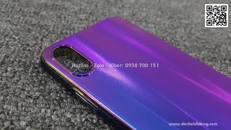 Ốp lưng iPhone XS Max Baseus Aurora lưng nhám đổi màu