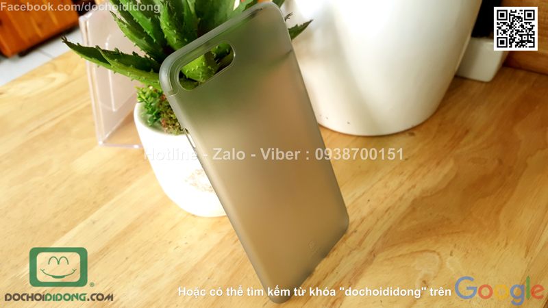 Ốp lưng iPhone 8 Plus Baseus Slim Case