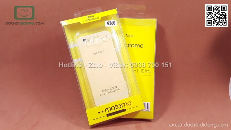 ỐP lưng Samsung Galaxy Prime G360 Pudini dẻo trong cao cấp