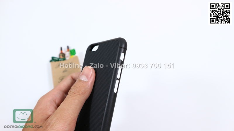 Ốp lưng iPhone 6 6s Nillkin carbon