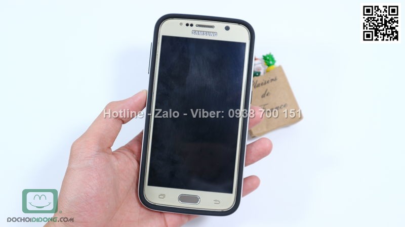 Ốp lưng Samsung Galaxy S6 Mercury Bumper Skin chống sốc