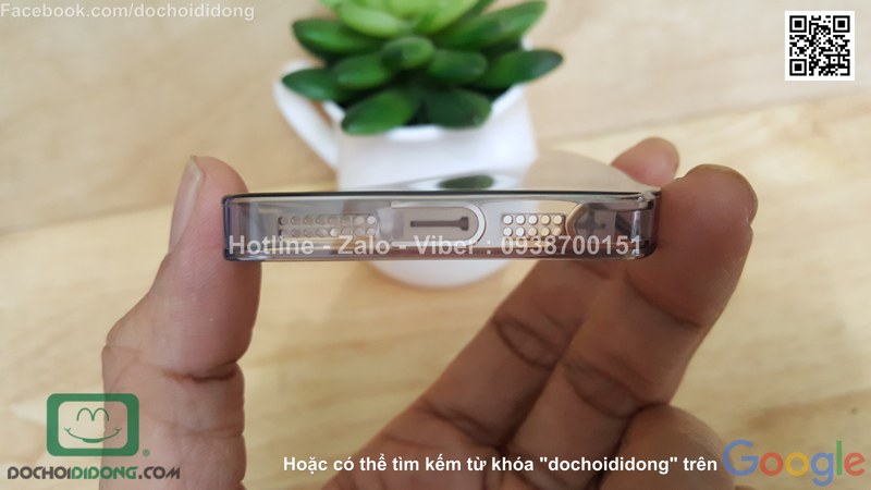 Ốp lưng iPhone 5 5S OU dẻo trong siêu mỏng