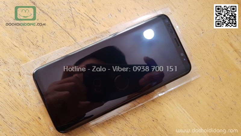 Miếng dán cường lực dẻo Samsung S8 Plus Zacase 3D kèm dán sau