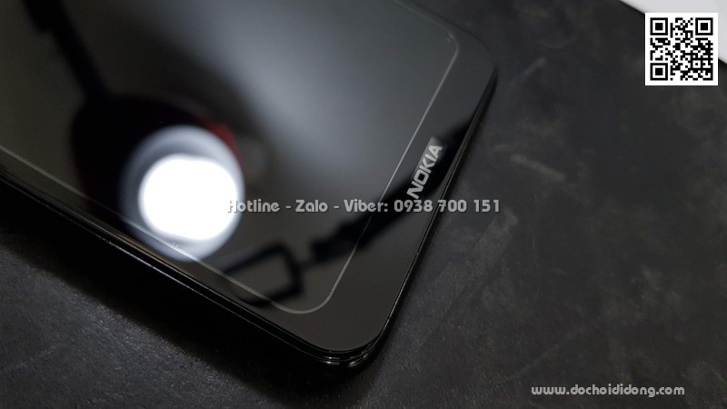 Miếng dán cường lực full màn hình Nokia X5 Zacase full keo