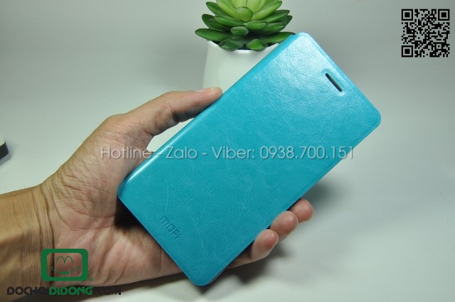 Bao da Lenovo A7000 ( K3 Note ) Mofi da trơn cao cấp