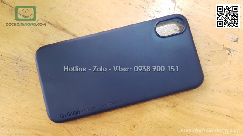 Ốp lưng iPhone X Memumi siêu mỏng 0.3mm