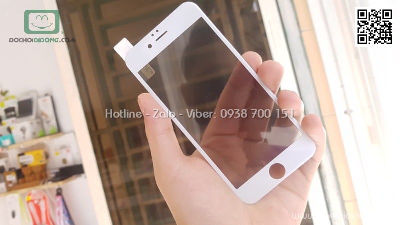 Miếng dán cường lực chống nhìn trộm iPhone 6 6S Baseus full màn hình