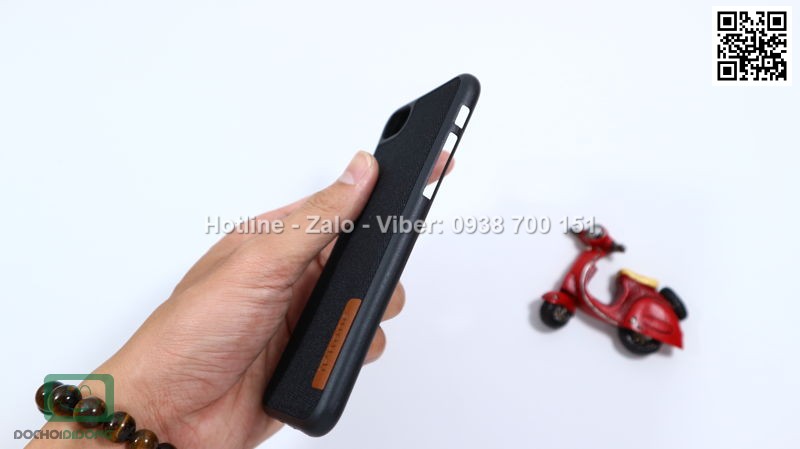 Ốp lưng iPhone 7 dẻo vân vải bố